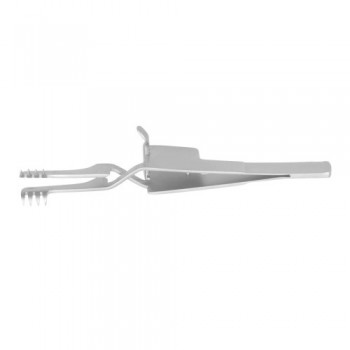 Wound Spreader 4 x 4 Sharp Prongs Stainless Steel, 10 cm - 4"